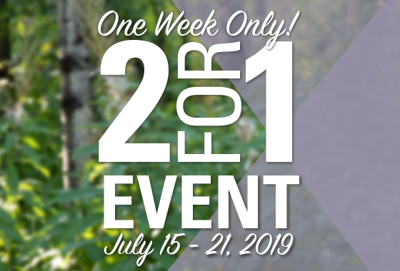 2 for 1 Event - 2019